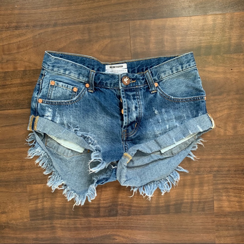 One Teaspoon Denim Shorts
